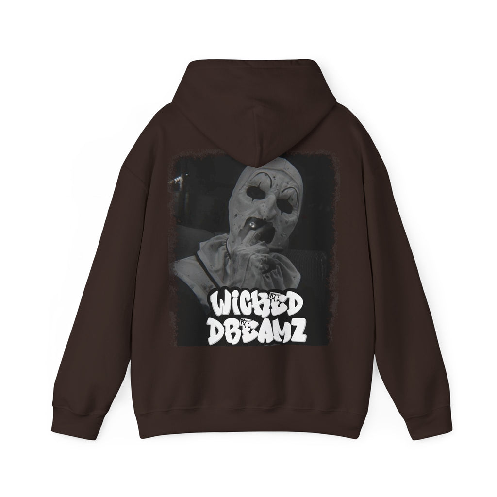Art the clown Unisex Hoodie - Cozy Streetwear, Horror Fans Gift, Sweatshirt for Every Occasion, Unique Graphic Design, Halloween Apparel