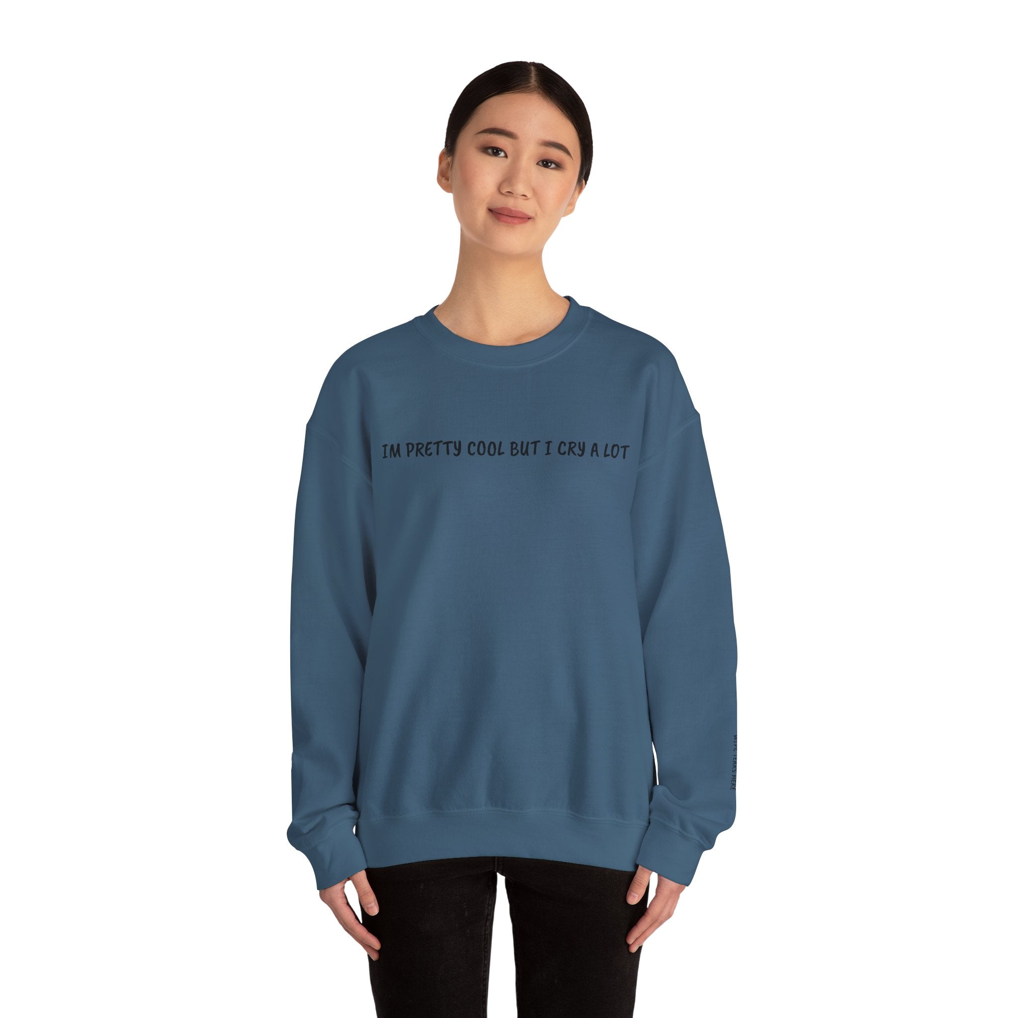 Cool & Comfort Crewneck Sweatshirt - Unisex Heavy Blend, Casual Wear, Gift for Friends, Everyday Wear, Cozy Style