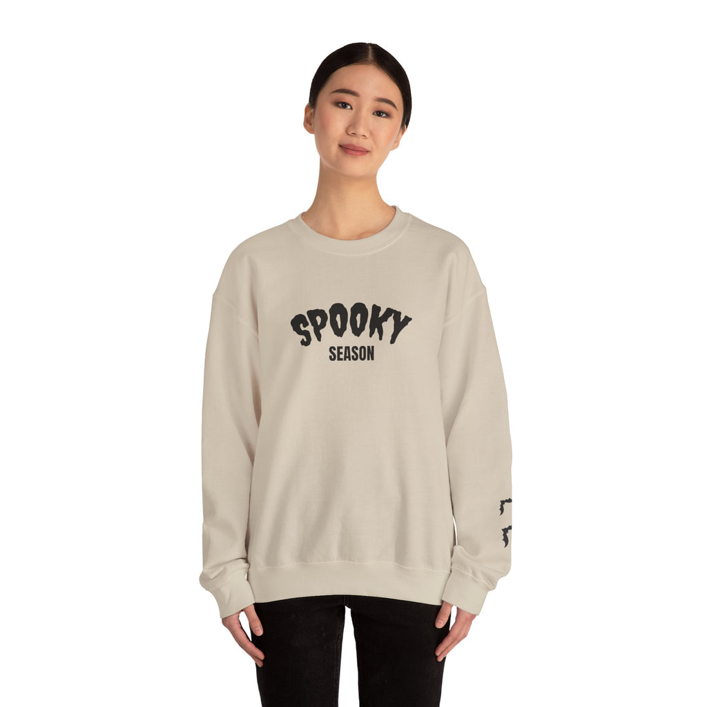 Spooky Season Crewneck Sweatshirt, Halloween Apparel, Cozy Unisex Sweater, Fall Fashion, Gift for Halloween Lovers