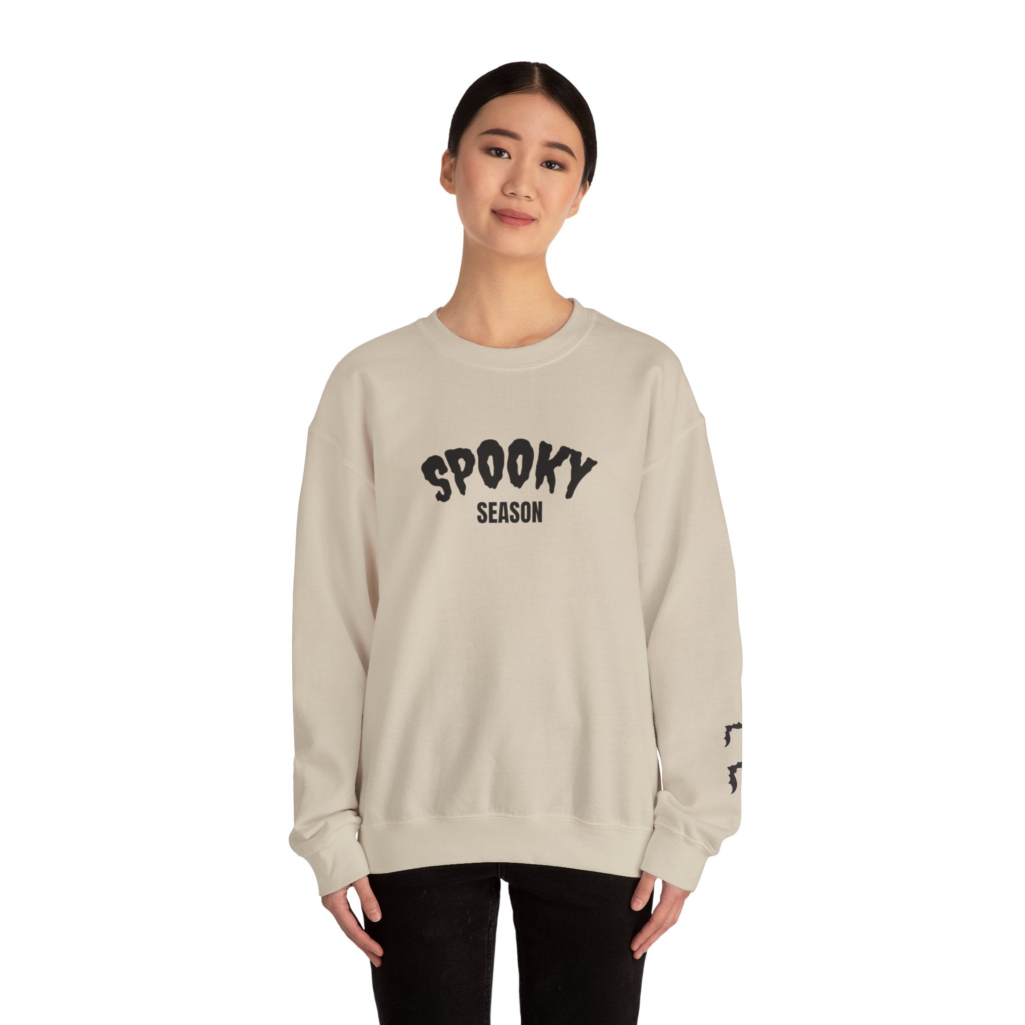 Spooky Season Crewneck Sweatshirt, Halloween Apparel, Cozy Unisex Sweater, Fall Fashion, Gift for Halloween Lovers