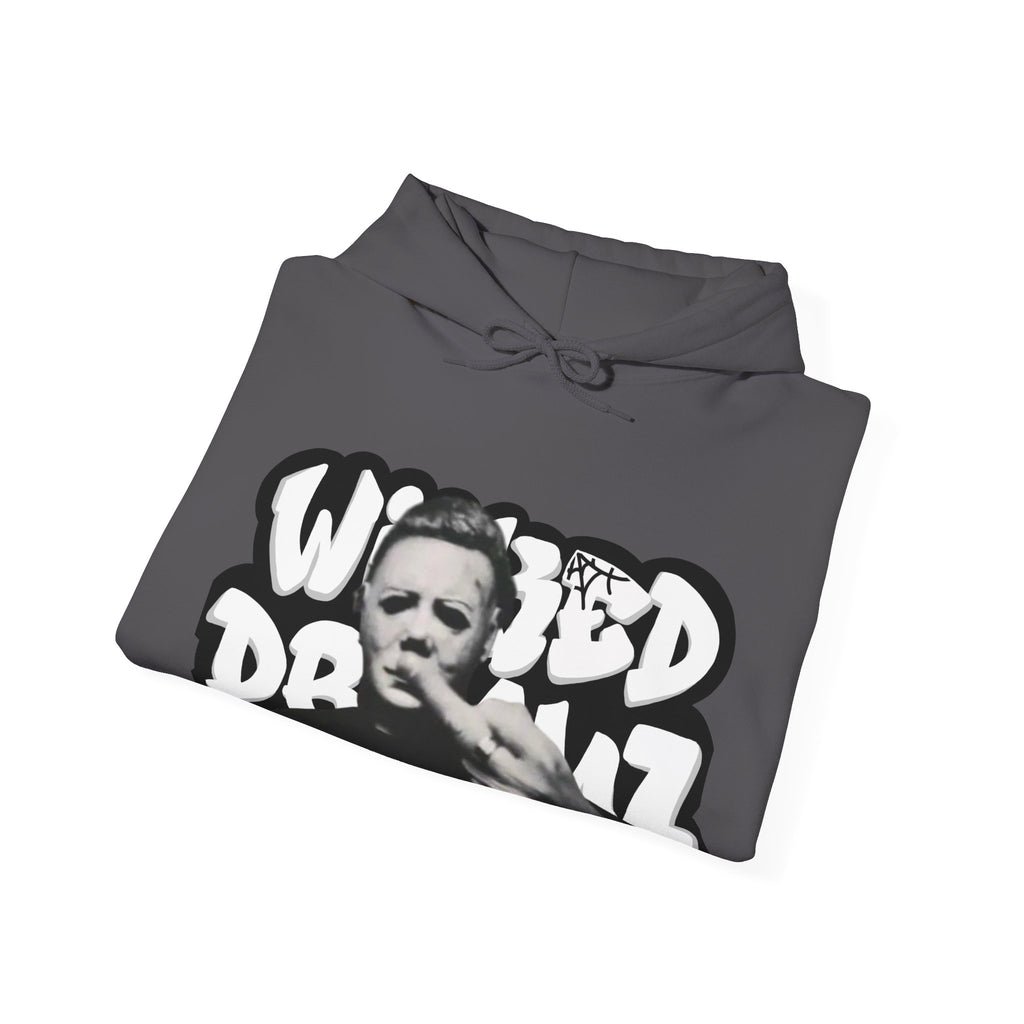 Wicked Dreamz Myers Hoodie, Unisex Heavy Blend Sweatshirt, Streetwear Sweatshirt, Cool Graphic Hoodie, Unique Gift for Music Lovers