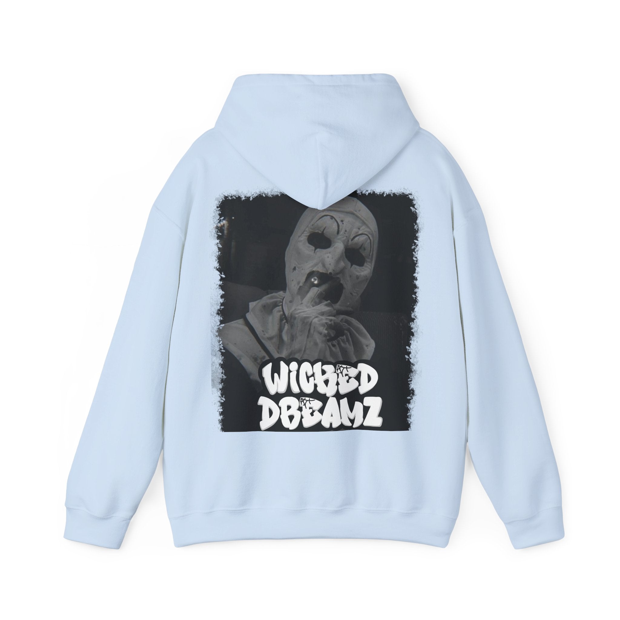 Art the clown Unisex Hoodie - Cozy Streetwear, Horror Fans Gift, Sweatshirt for Every Occasion, Unique Graphic Design, Halloween Apparel