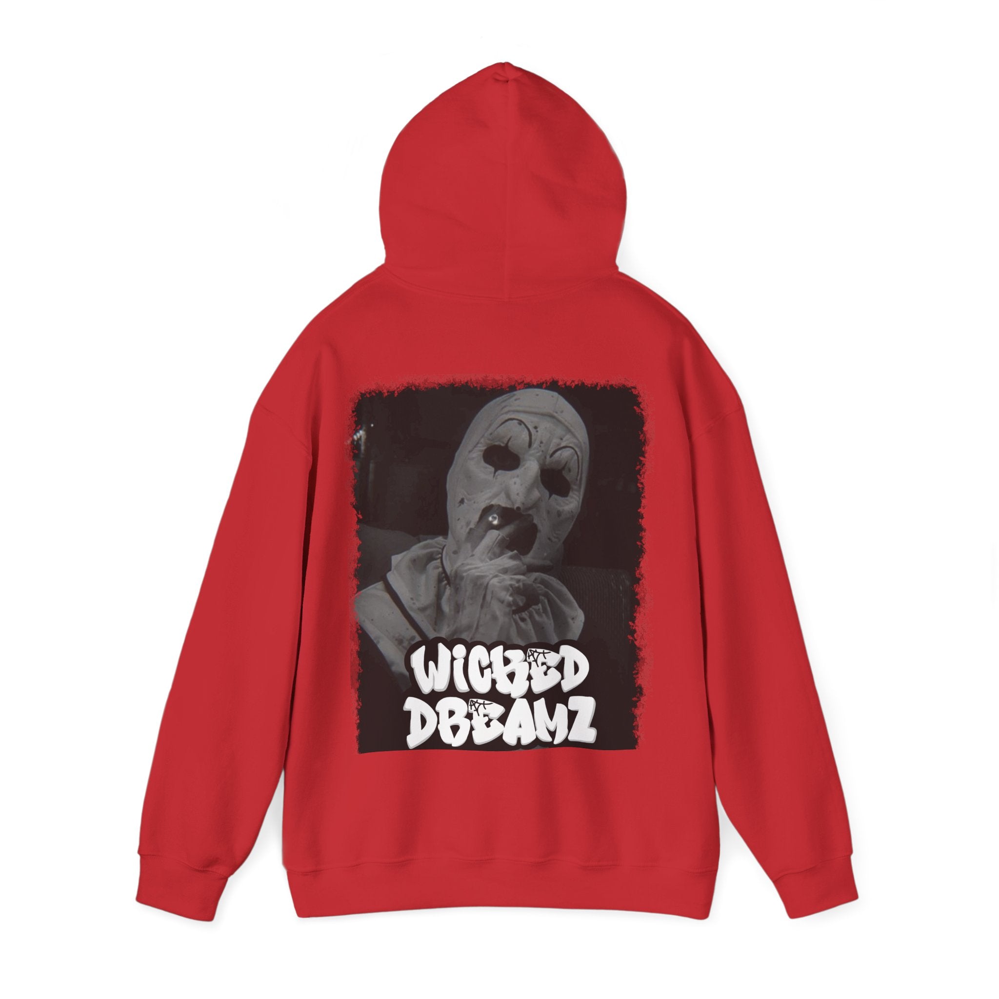 Art the clown Unisex Hoodie - Cozy Streetwear, Horror Fans Gift, Sweatshirt for Every Occasion, Unique Graphic Design, Halloween Apparel