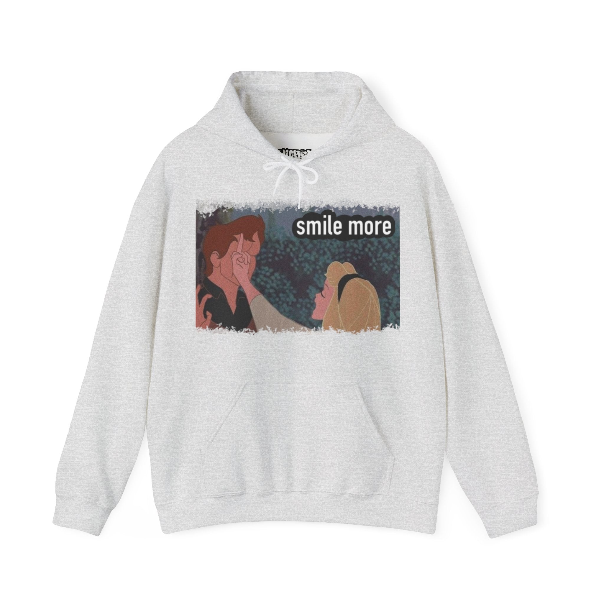 Smile more Unisex Inspirational Hoodie, Cozy Sweatshirt for Everyday Wear, Great for Gifts, Perfect for Birthdays, Self-Care and Motivation