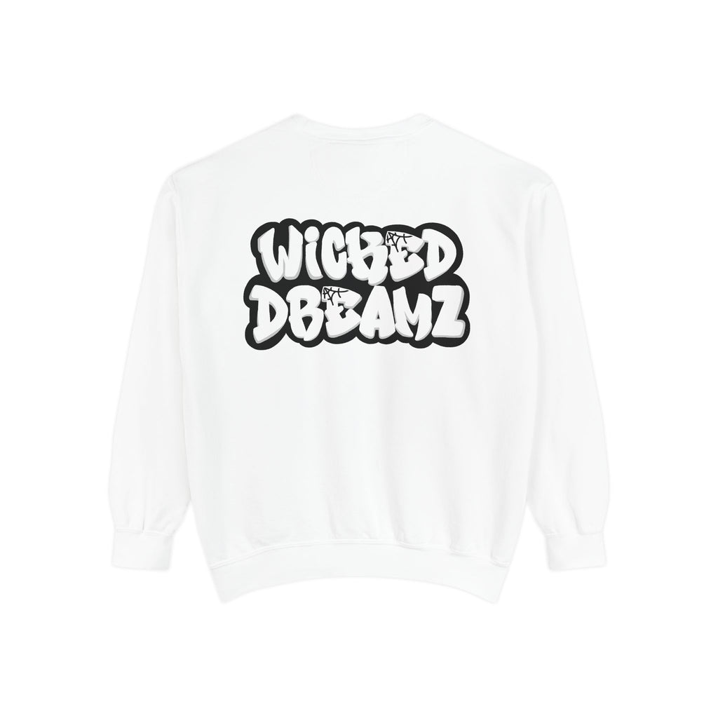 Spooky Season Sweatshirt - Unisex Garment-Dyed, Halloween Apparel, Cozy Fall Fashion, Wicked DBBAMZ Design, Perfect for October Celebrations