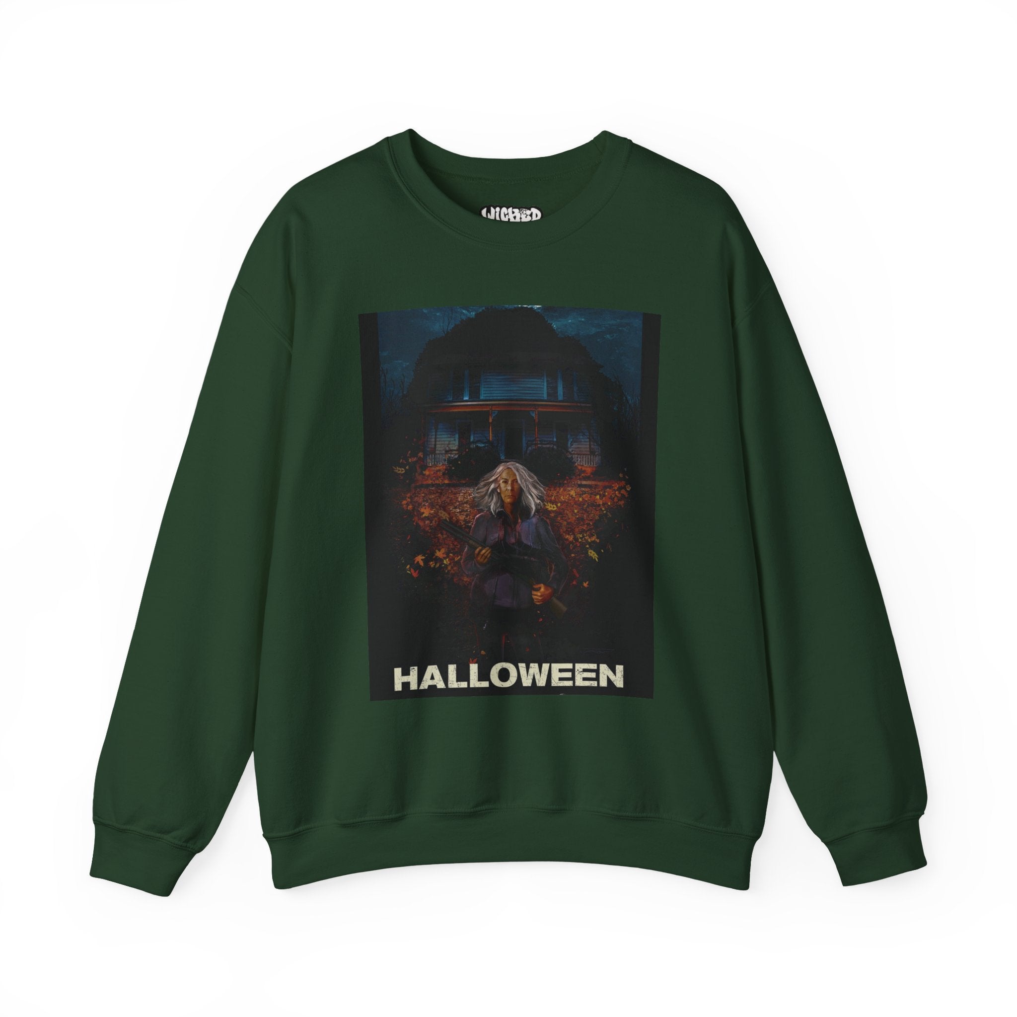 Halloween Crewneck Sweatshirt - Unisex Heavy Blend, Spooky Apparel, Cozy Halloween Outfit, October Festive Wear, Witchy Vibes