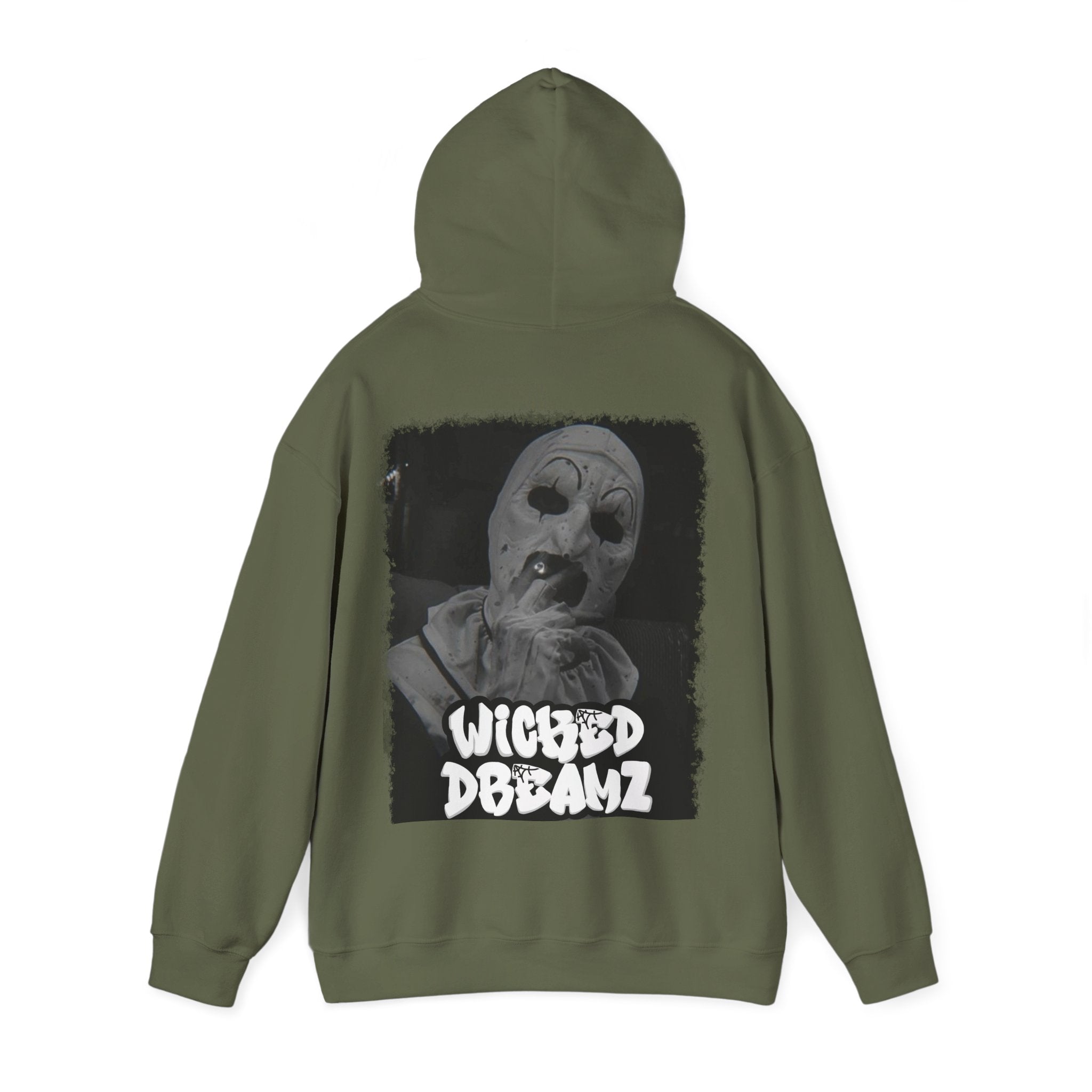 Art the clown Unisex Hoodie - Cozy Streetwear, Horror Fans Gift, Sweatshirt for Every Occasion, Unique Graphic Design, Halloween Apparel