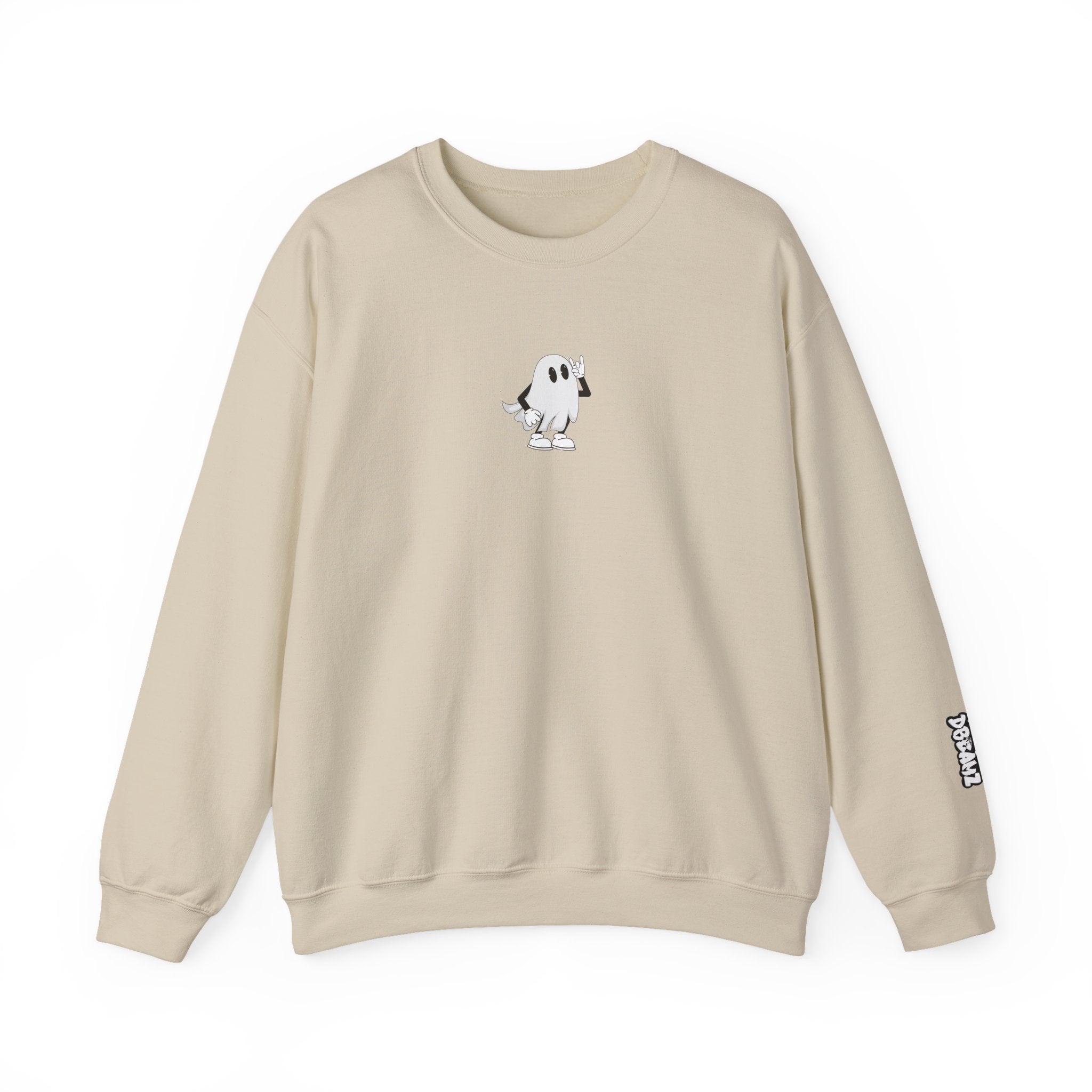 Wicked Cool Ghost Sweatshirt | Halloween Style, Cozy Crewneck, Unisex Fashion, Perfect Gift for Spooky Season, Trendy Streetwear