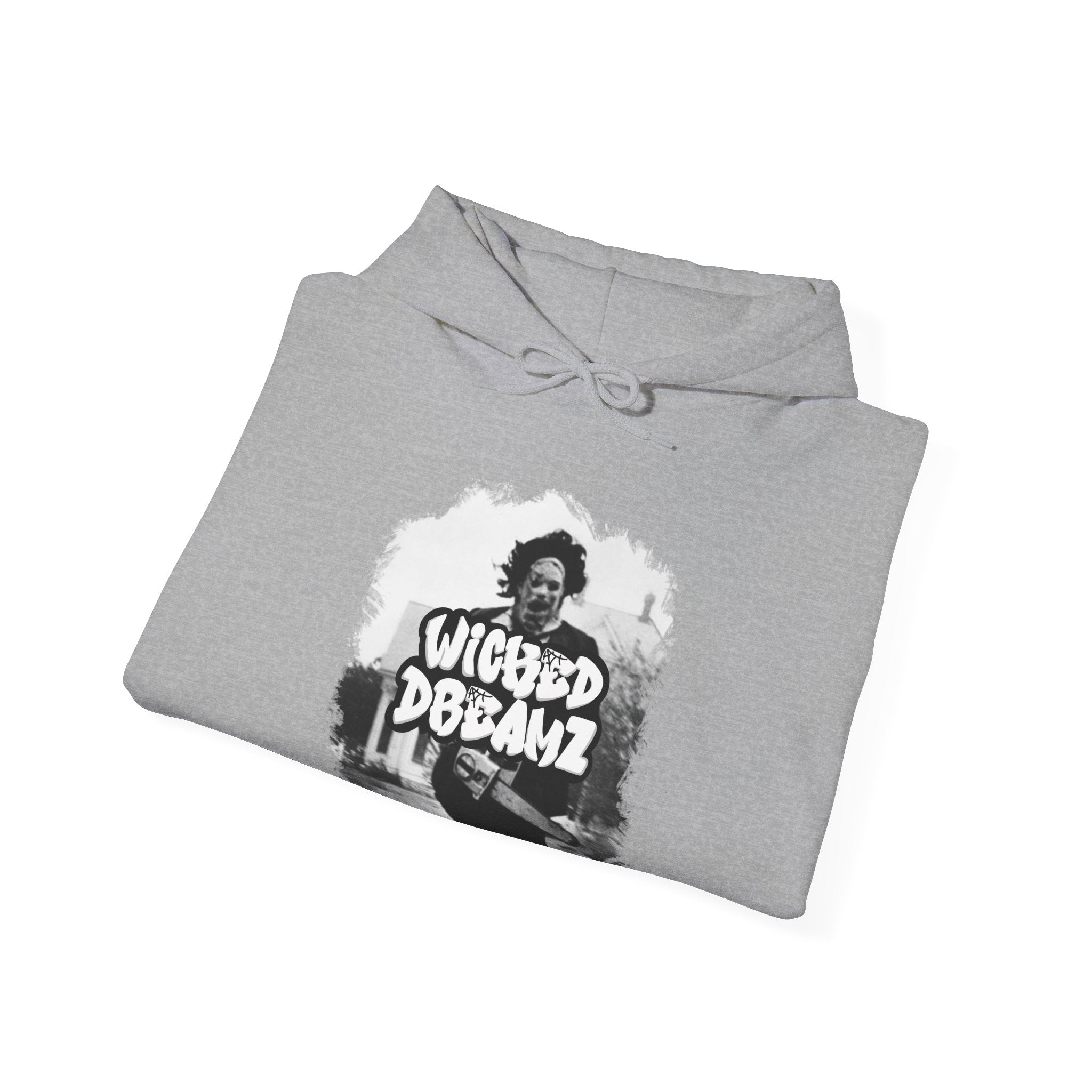 Wicked Dreamz Unisex Heavy Blend™ Hoodie - Cozy, Stylish Pullover for Horror Fans, Perfect for Halloween, Casual Wear, Gifts