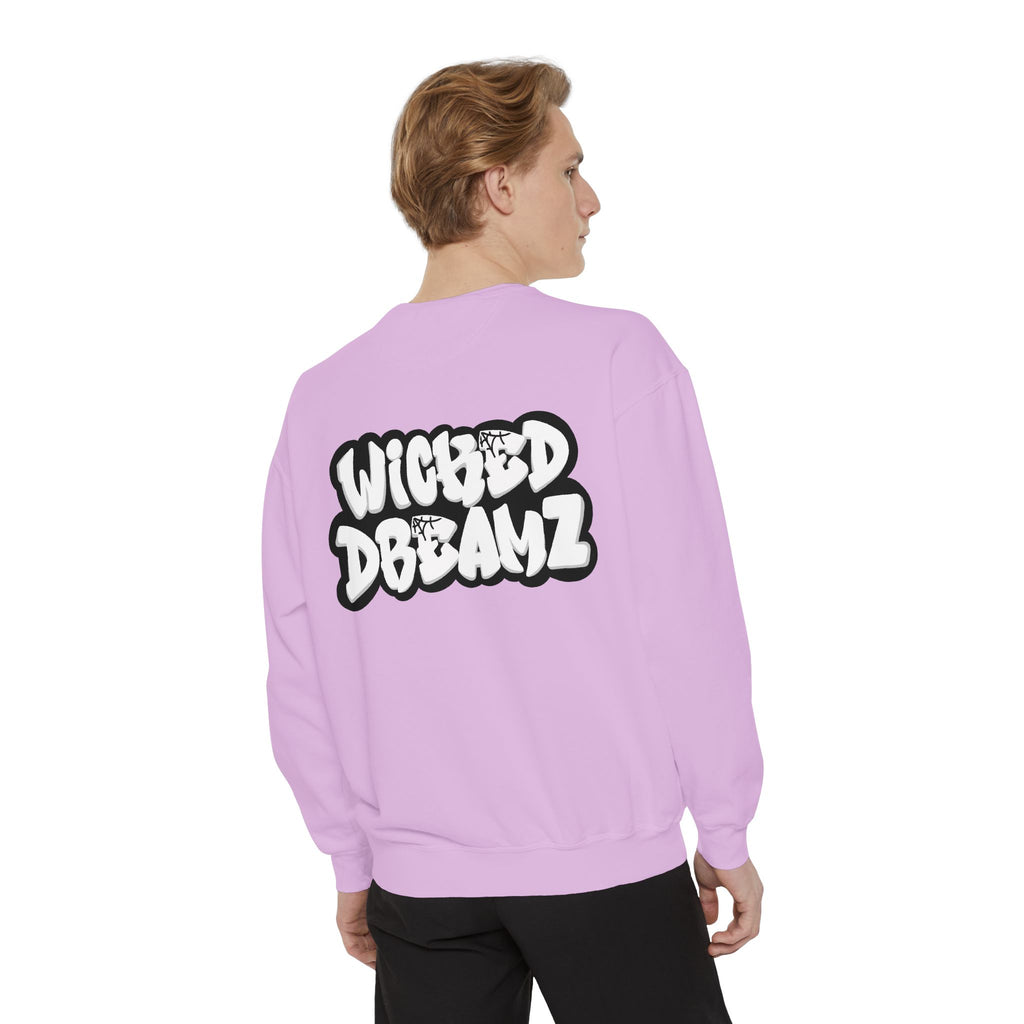 Spooky Season Sweatshirt - Unisex Garment-Dyed, Halloween Apparel, Cozy Fall Fashion, Wicked DBBAMZ Design, Perfect for October Celebrations