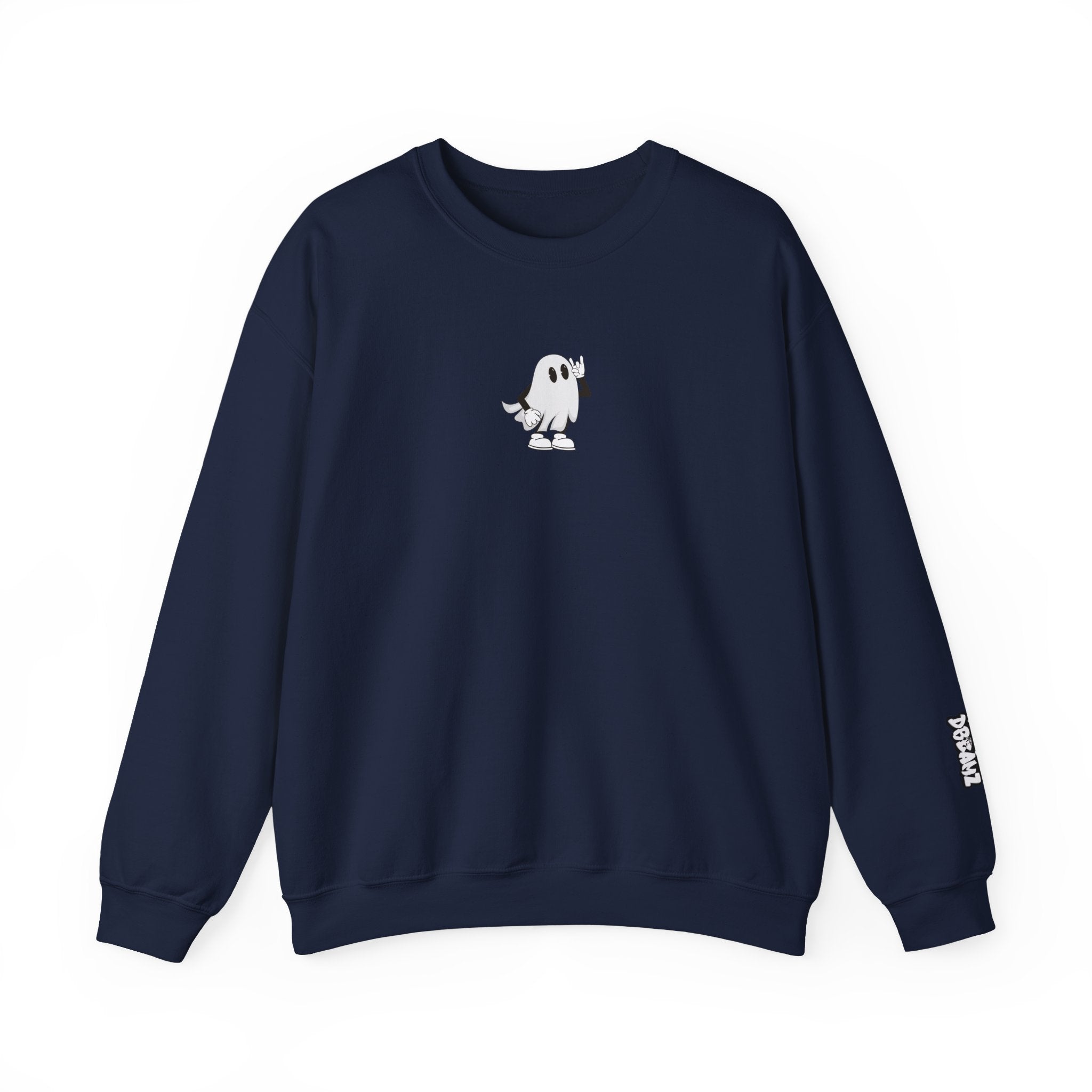 Wicked Cool Ghost Sweatshirt | Halloween Style, Cozy Crewneck, Unisex Fashion, Perfect Gift for Spooky Season, Trendy Streetwear