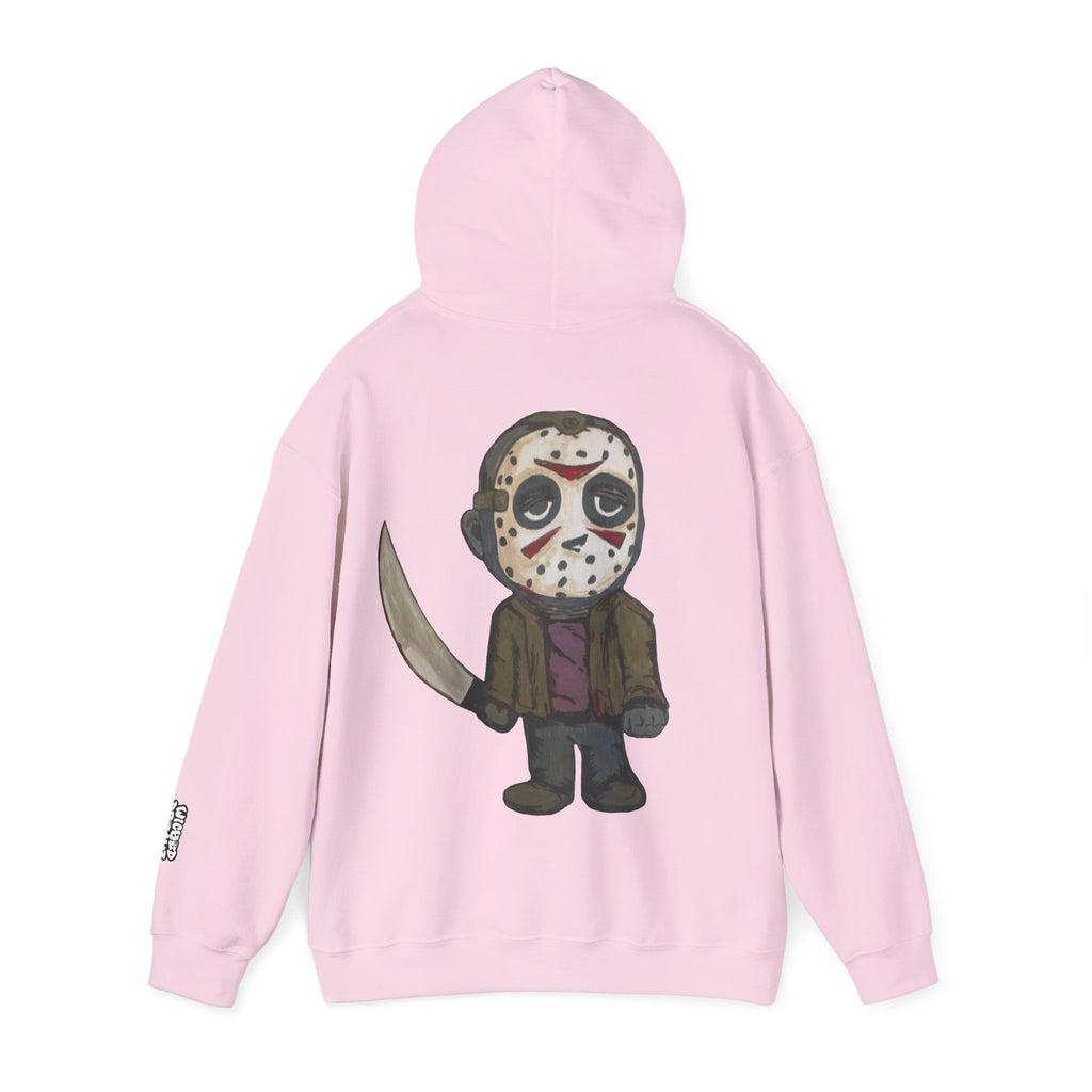 Cute Horror Character Hoodie, Fun Unisex Sweatshirt, Perfect for Halloween, Movie Nights, Casual Style, Gift for Film Lovers