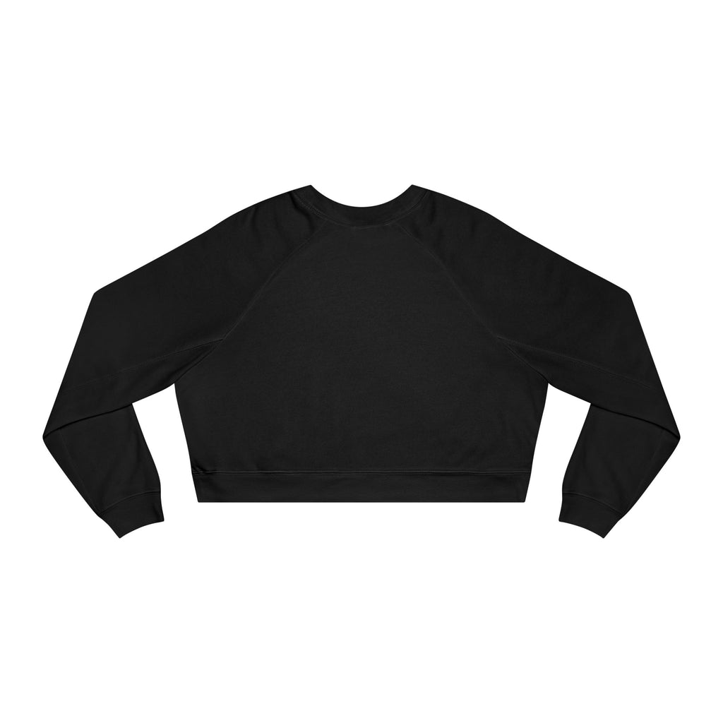 Wicked Dreamz Cropped Fleece Sweatshirt, Casual Layering Pullover, Gift for Her, Fall Fashion Essential, Cozy Lounge Sweater