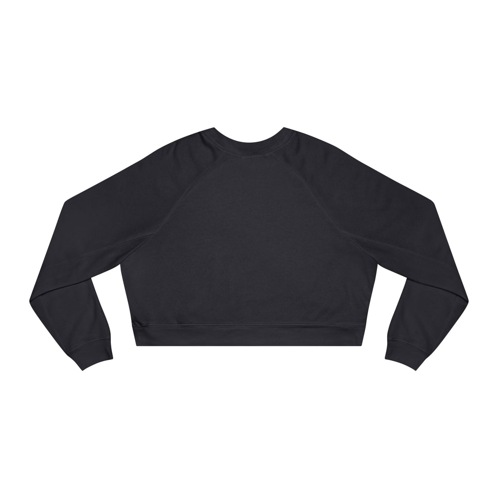 Wicked Dreamz Cropped Fleece Sweatshirt, Casual Layering Pullover, Gift for Her, Fall Fashion Essential, Cozy Lounge Sweater