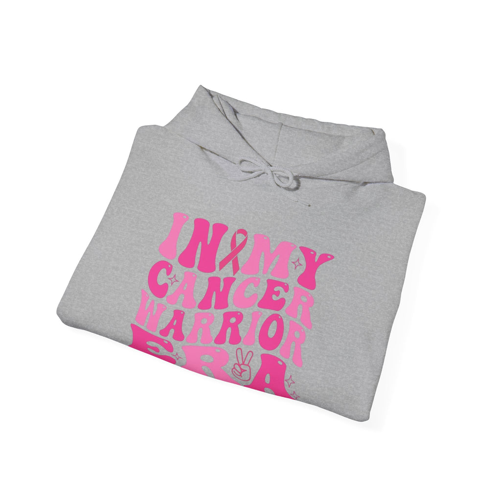 Pink Cancer Warrior Hoodie | Unisex Heavy Blend™ Hooded Sweatshirt for Support, Awareness, Gifts, October Events, Comfortable Wear