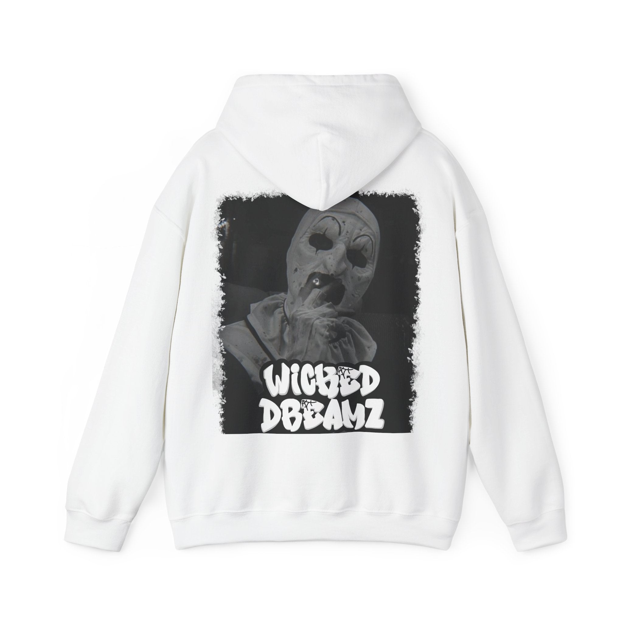 Art the clown Unisex Hoodie - Cozy Streetwear, Horror Fans Gift, Sweatshirt for Every Occasion, Unique Graphic Design, Halloween Apparel