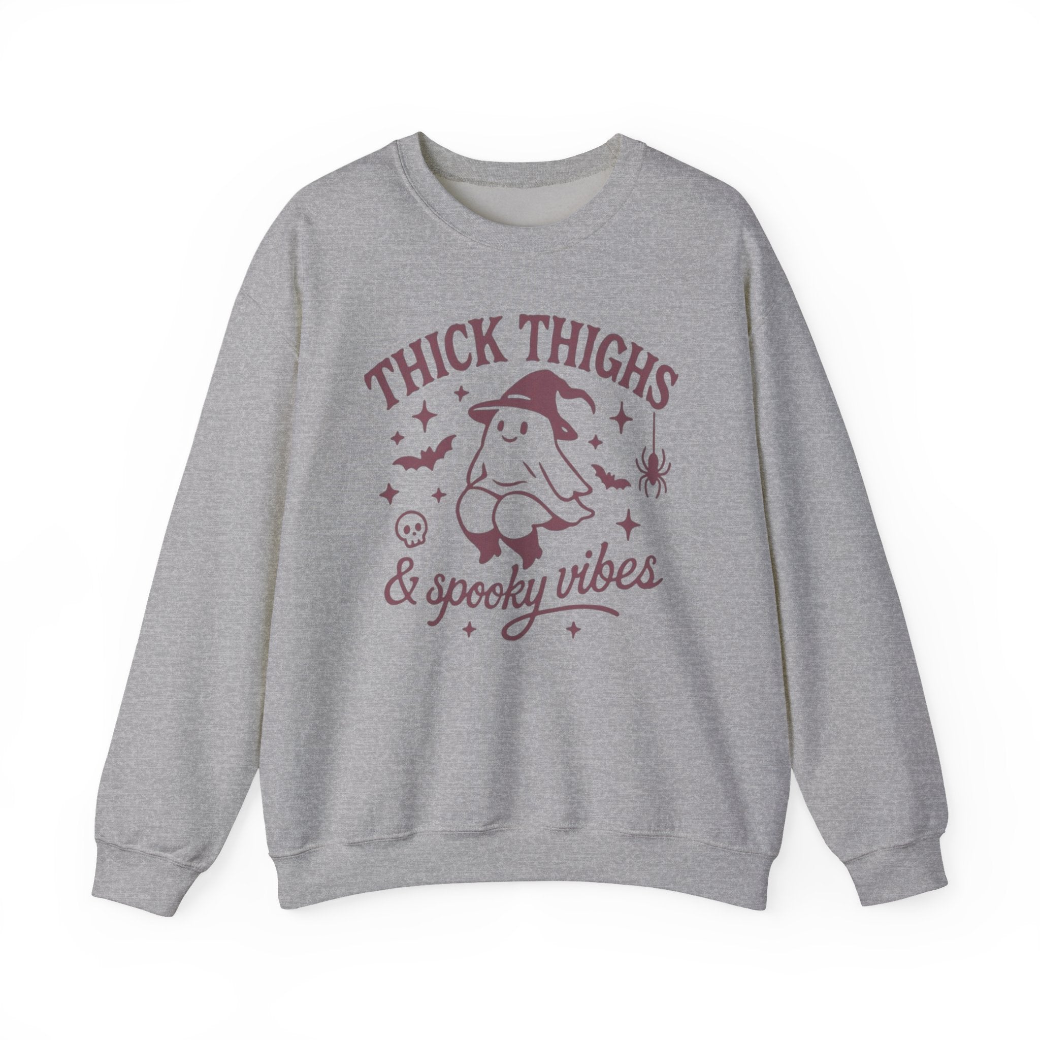 Spooky Vibes Crewneck Sweatshirt, Halloween Sweatshirt, Fall Fashion, Cozy Sweater, Gift for Her, Funny Sweatshirt