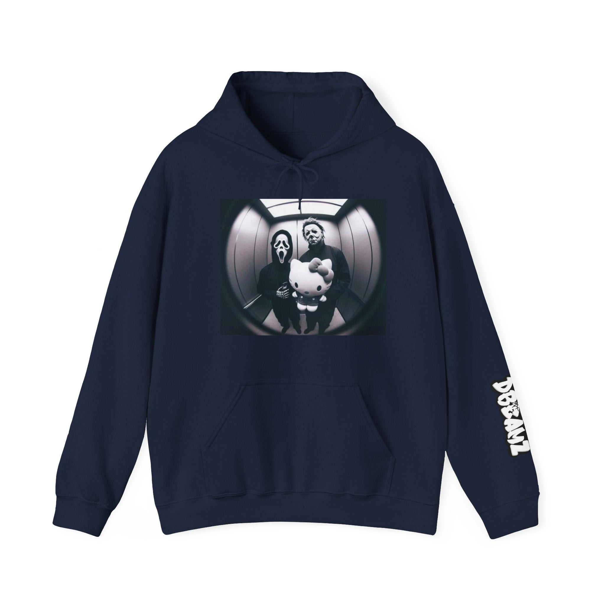 Sweet horror Graphic Hoodie, Cozy Unisex Sweatshirt for Everyday Wear, Perfect Gift for Friends, Streetwear Style, Unique Graphic Design