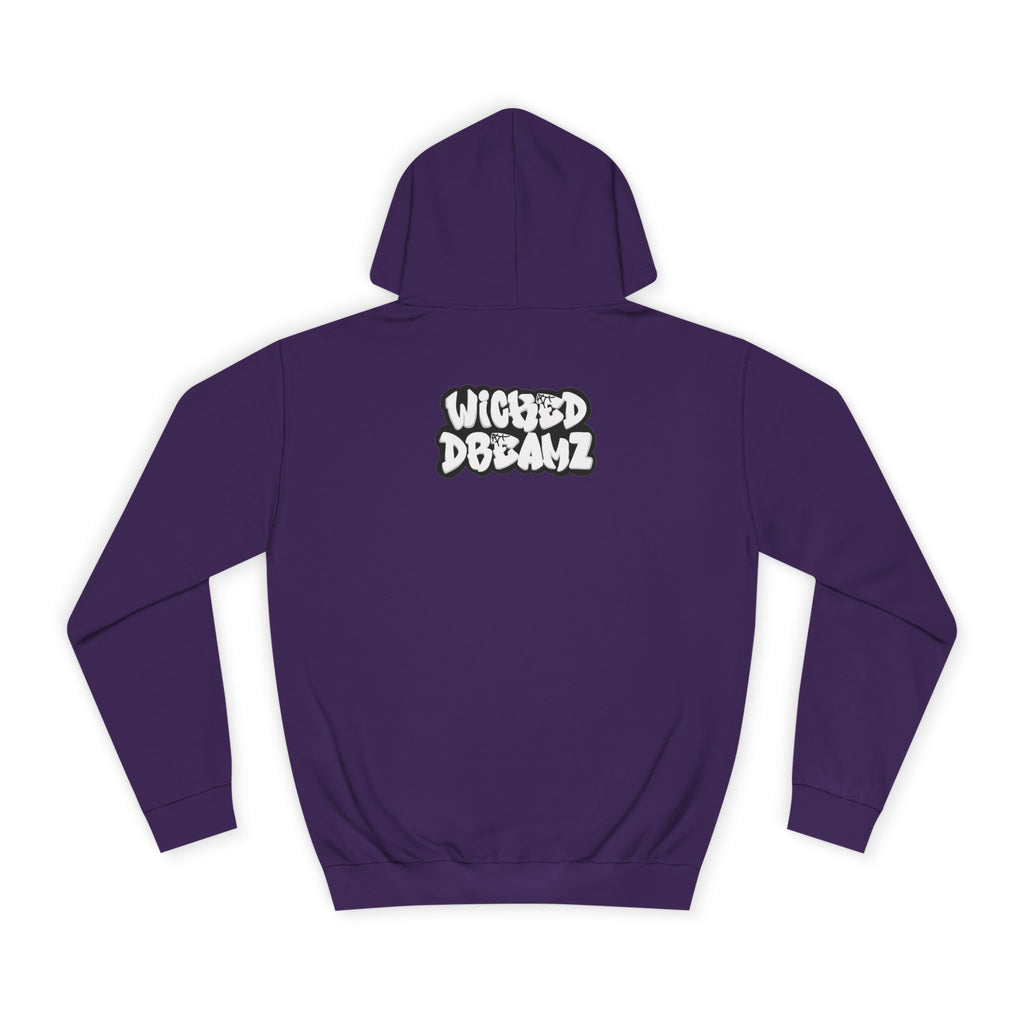 Wicked Vibe Unisex College Hoodie | Bold Graphic Hoodie, Streetwear, Gift for Students, Music Lovers, Casual Wear, Comfort