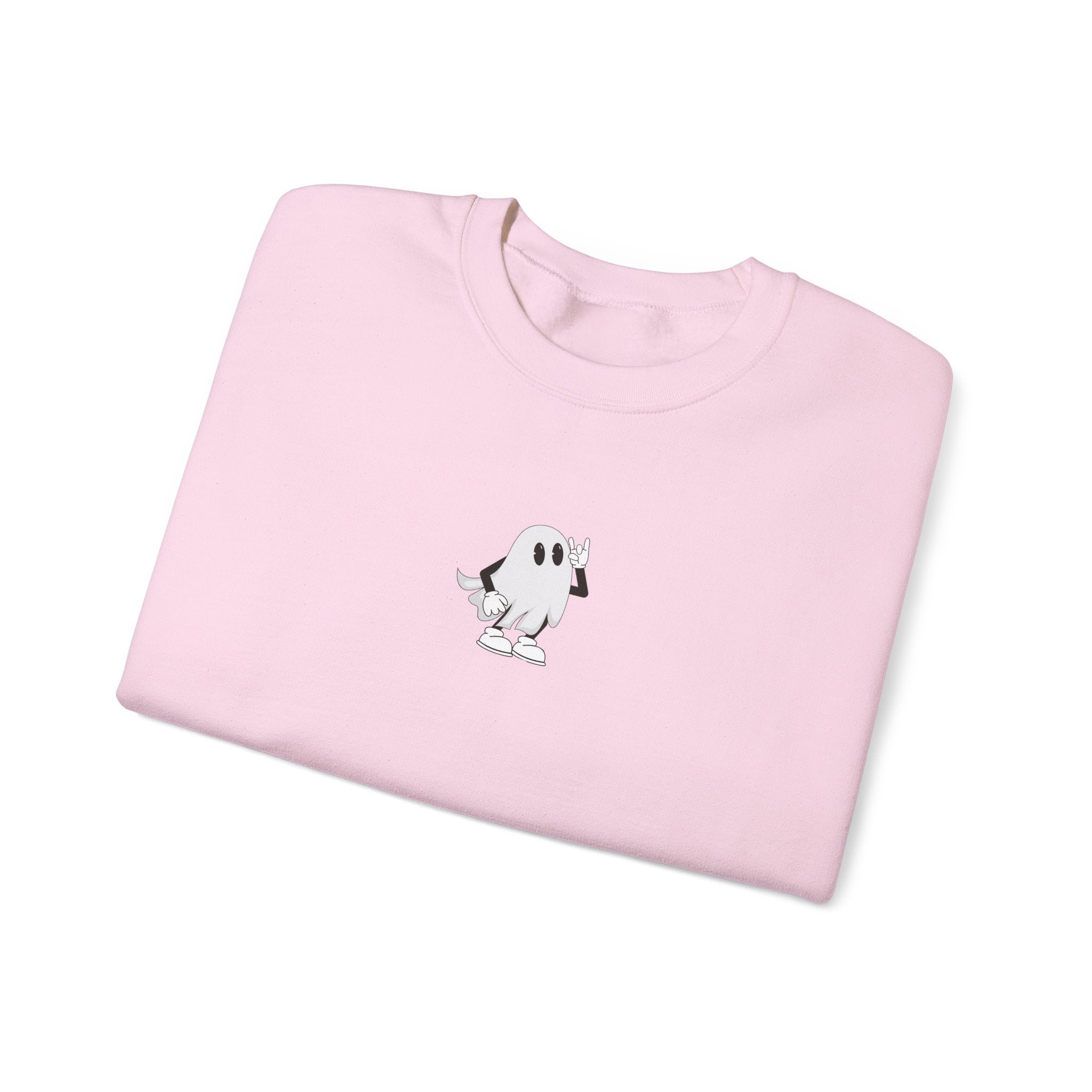 Wicked Cool Ghost Sweatshirt | Halloween Style, Cozy Crewneck, Unisex Fashion, Perfect Gift for Spooky Season, Trendy Streetwear