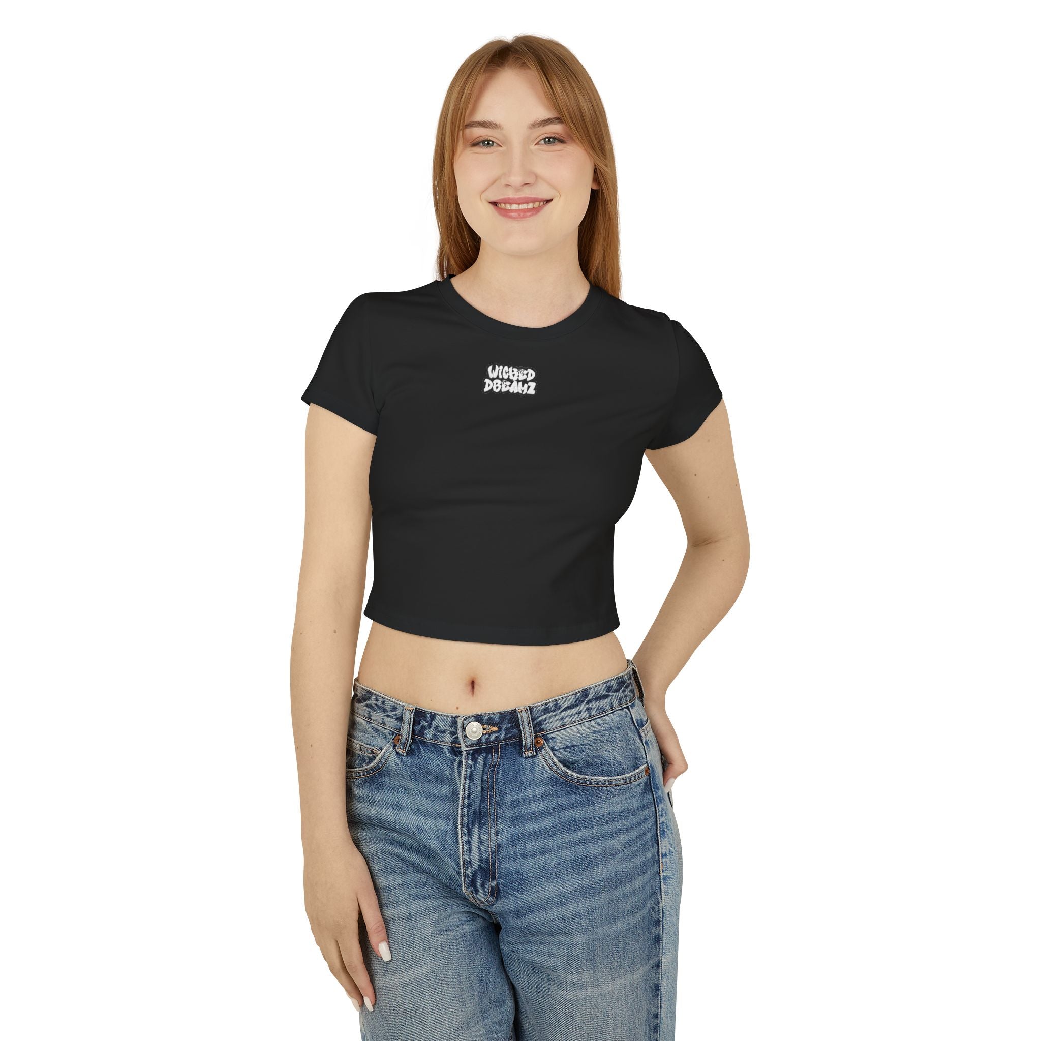 Wicked Dreams Women's Baby Tee, Cute Graphic Crop Top, Casual Summer Shirt, Gift for Her, Trendy Weekend Wear