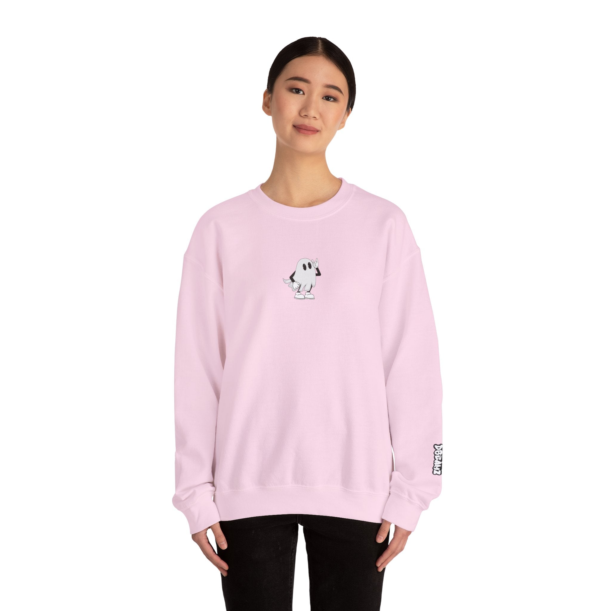 Wicked Cool Ghost Sweatshirt | Halloween Style, Cozy Crewneck, Unisex Fashion, Perfect Gift for Spooky Season, Trendy Streetwear