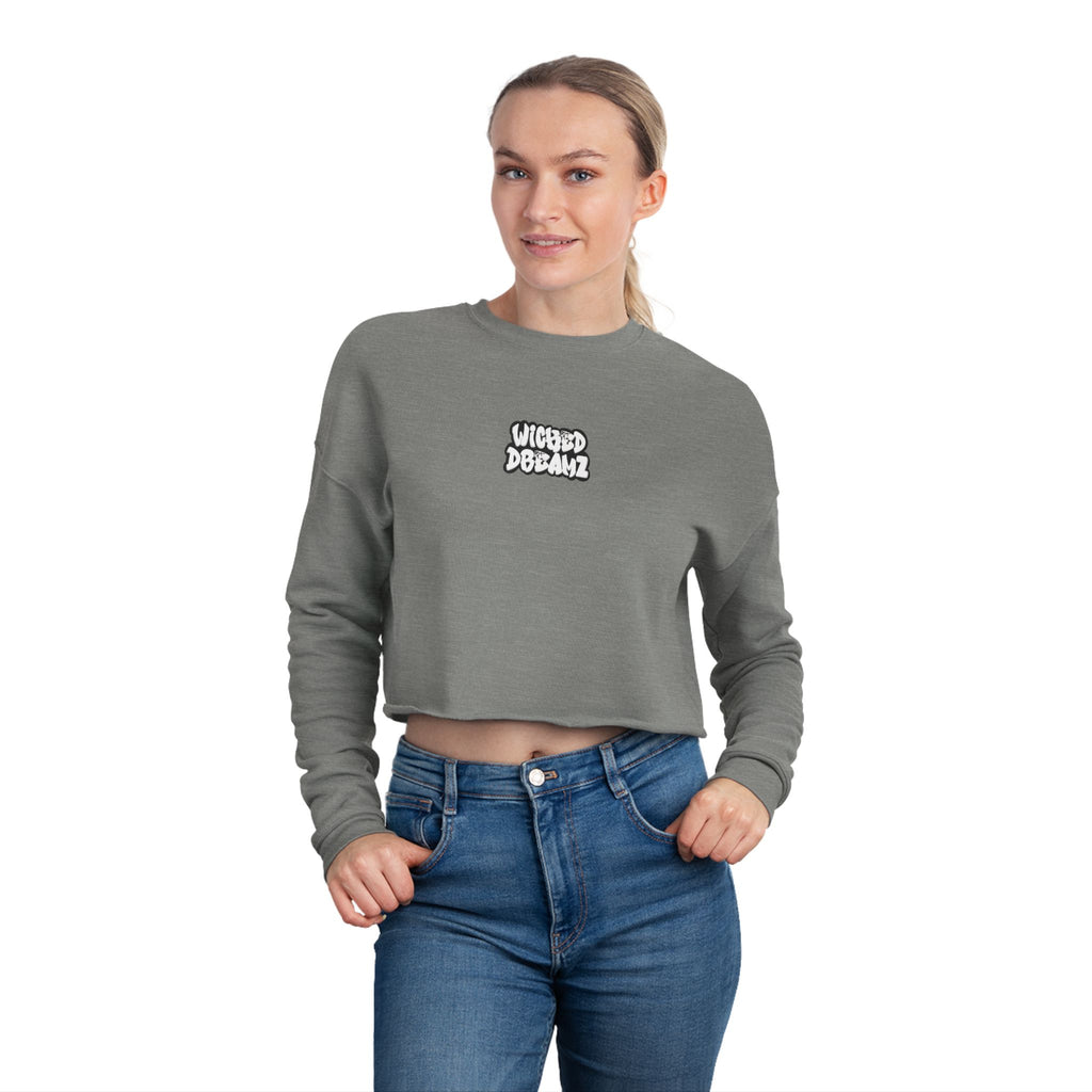 Wicked Dreamz Cropped Sweatshirt - Chill Vibes, Casual Style, Gift for Friends, Trendy Fashion