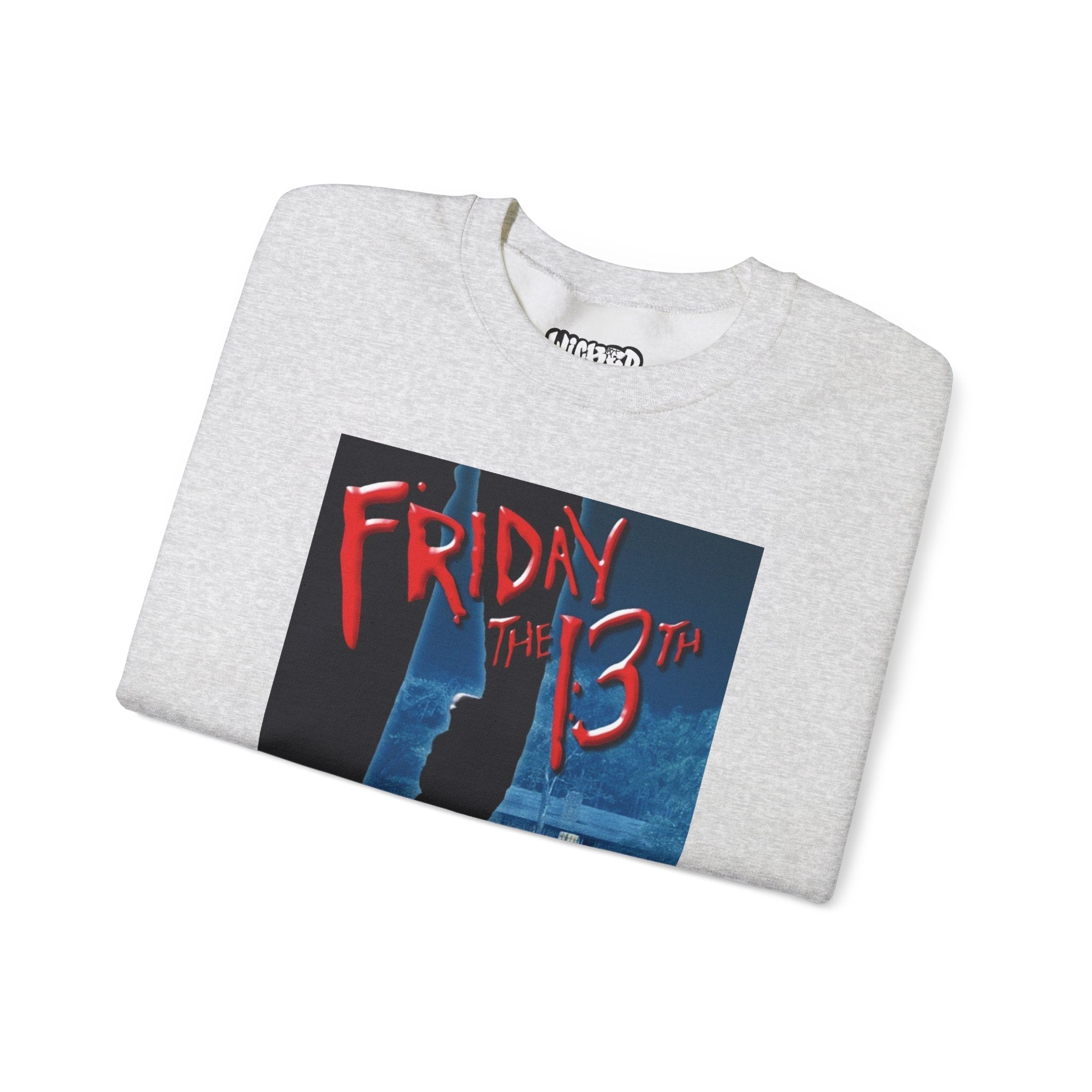 Friday the 13th Unisex Crewneck Sweatshirt, Halloween Apparel, Horror Movie Sweatshirt, Cozy Gift for Fans, Unisex Sweatshirt