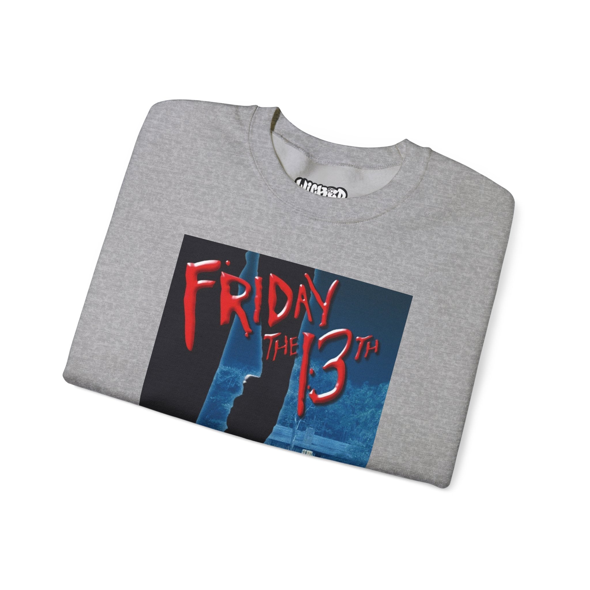 Friday the 13th Unisex Crewneck Sweatshirt, Halloween Apparel, Horror Movie Sweatshirt, Cozy Gift for Fans, Unisex Sweatshirt