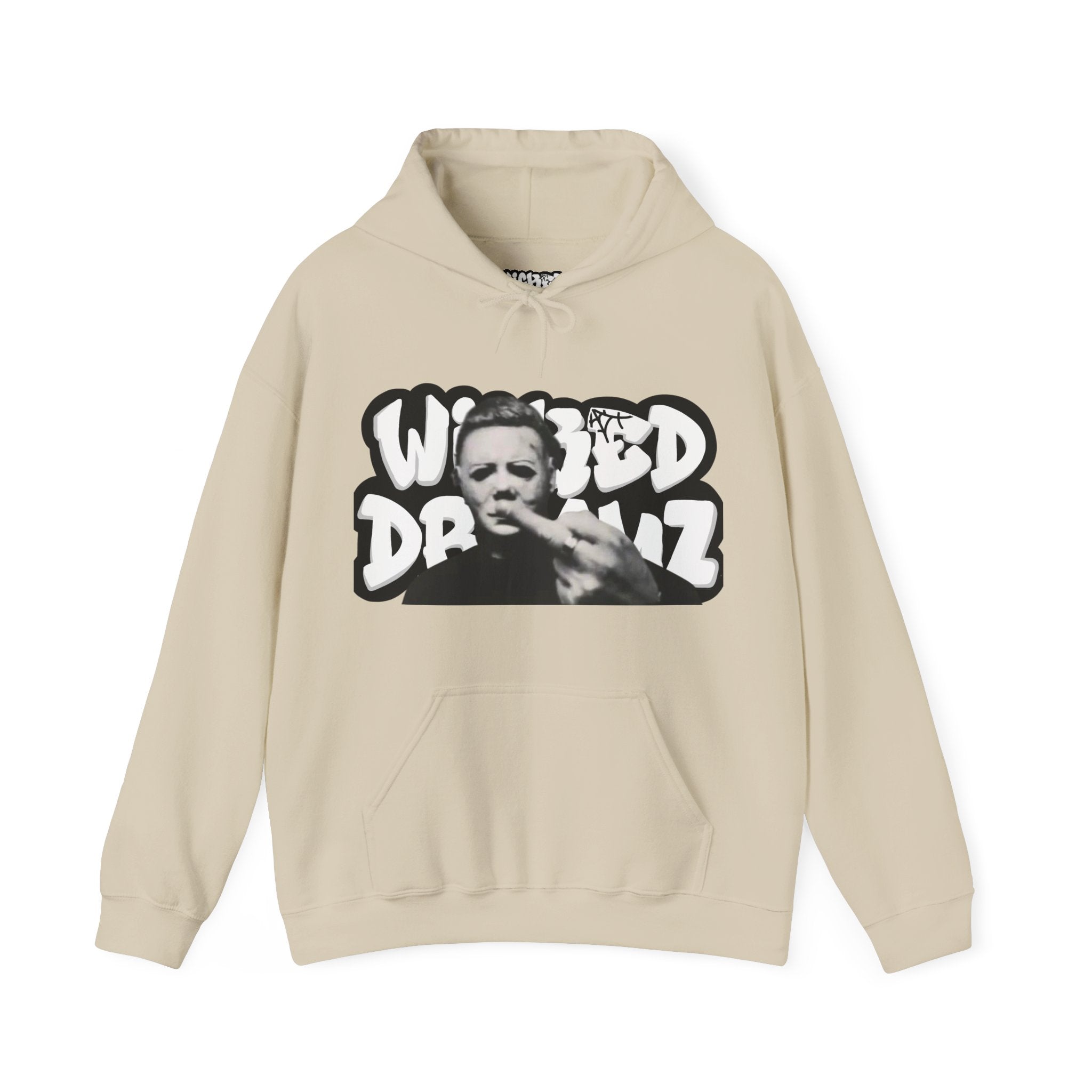 Wicked Dreamz Myers Hoodie, Unisex Heavy Blend Sweatshirt, Streetwear Sweatshirt, Cool Graphic Hoodie, Unique Gift for Music Lovers