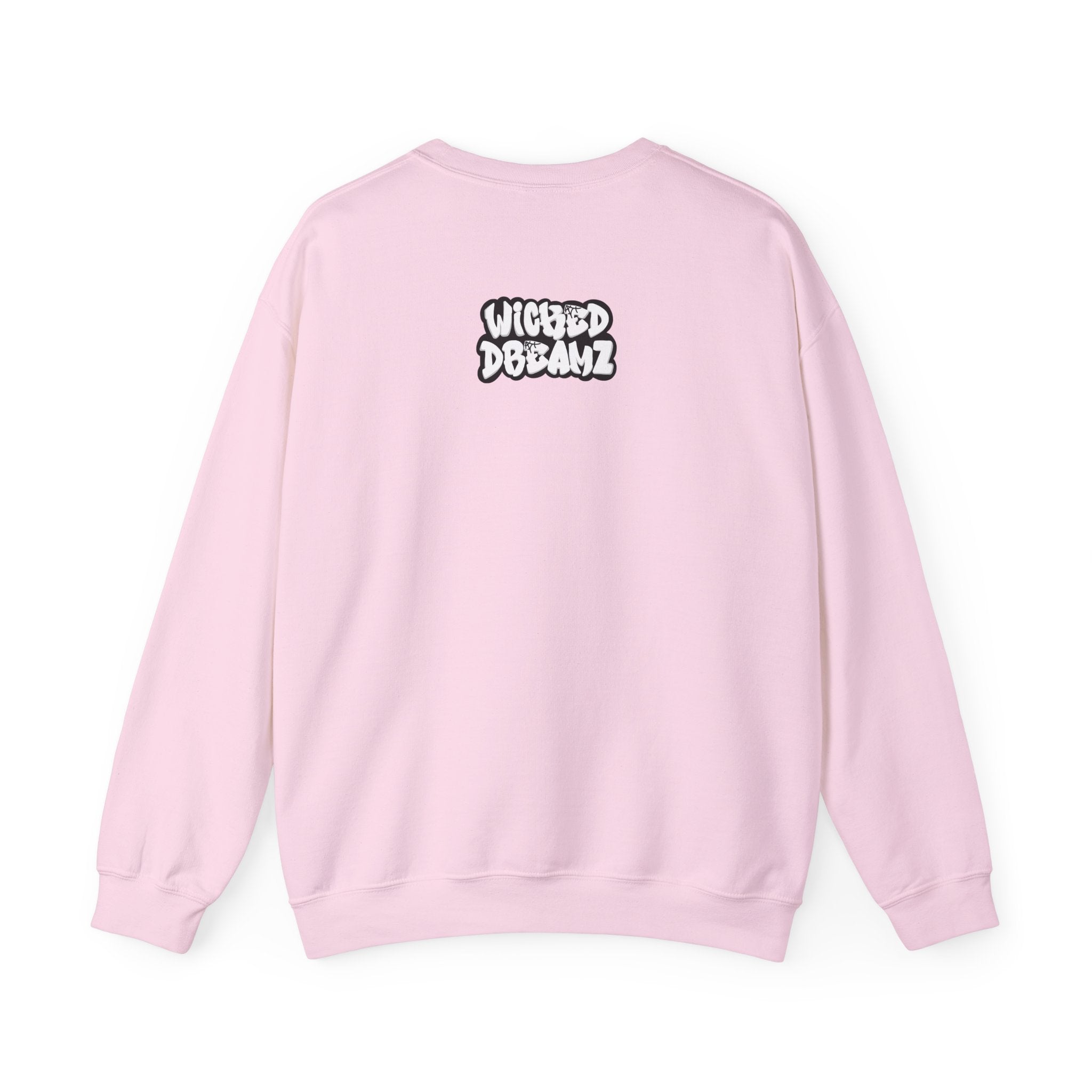 Spooky Floral Crewneck Sweatshirt - Unisex Heavy Blend, Ghost Design, Perfect for Halloween, Cozy Fall Style, Casual Comfort
