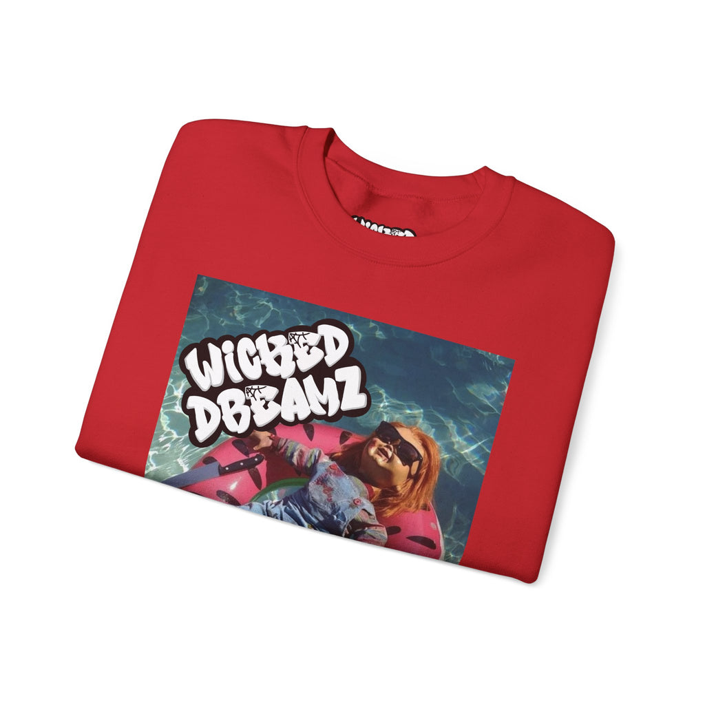 Chill Vibes Sweatshirt - Unisex Heavy Blend Crewneck, Cozy Streetwear, Fun Gift for Friends, Casual Outfit, Everyday Comfort