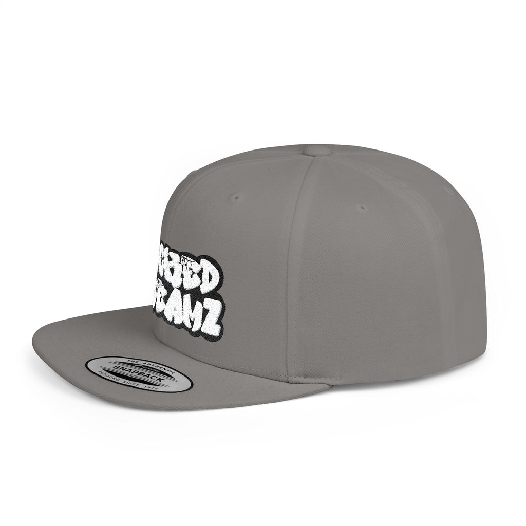 Wicked Dreamz Snapback Hat, Trendy Flat Bill Cap for Street Style, Unisex Urban Fashion, Perfect Gift for Hip-Hop Lovers, Casual Wear